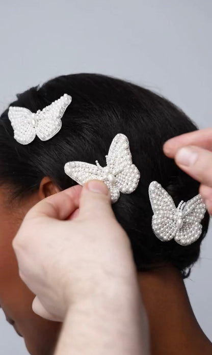 Butterfly hair clip
