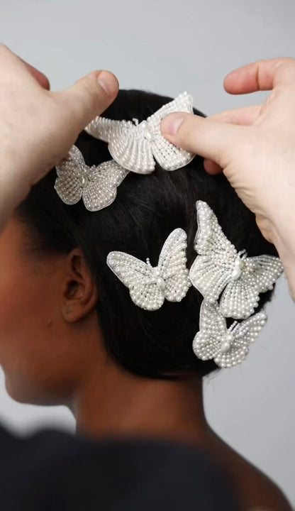 Butterfly hair clip