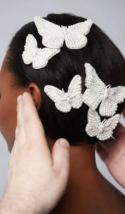 Butterfly hair clip