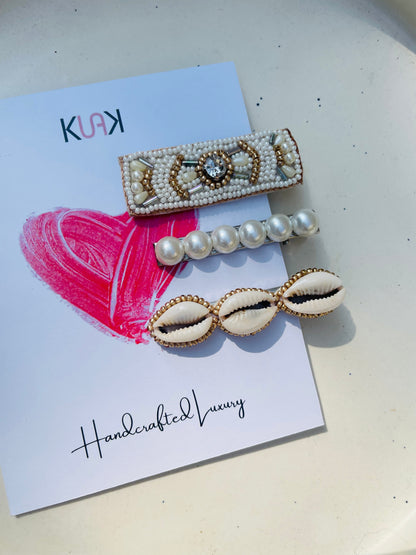 Golden touch hair clip