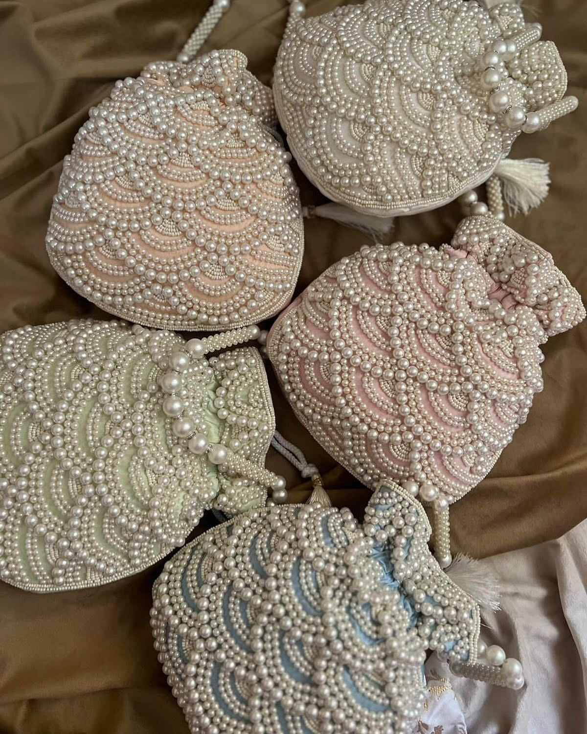 Pink Pearl Potli