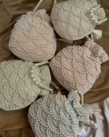 Pink Pearl Potli