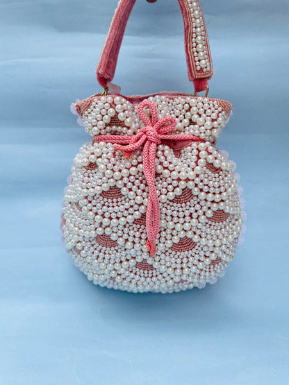 Pink Pearl Potli