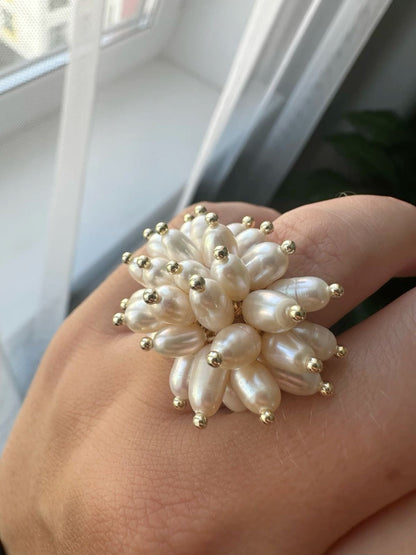 Pearl big ring