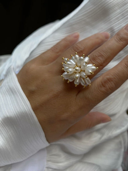 Pearl big ring
