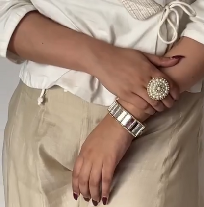 Maharani Golden Mirror Bracelets