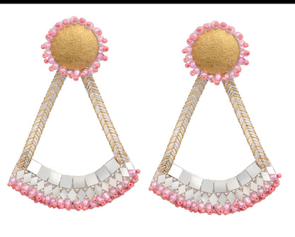 Suhilra Mirror Gold Earrings