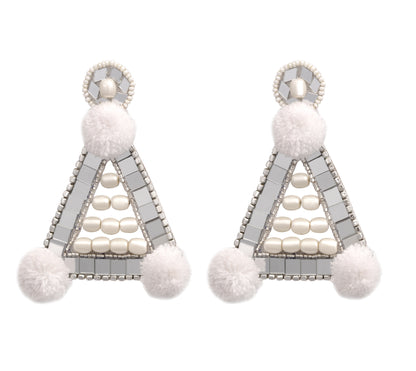 Shukhi Pom Pom Earrings