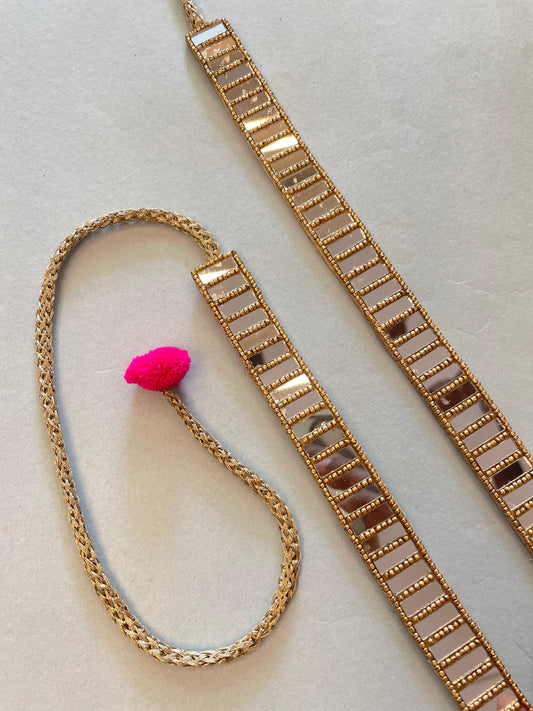Gold Mirror Belt