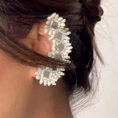 Mirror Pearl Ear cuff