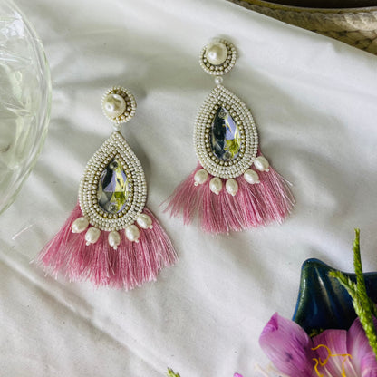 Crystal Fringe Earrings