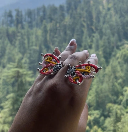 Double Butterfly Ring