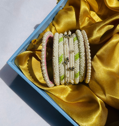 Rubani Pearl Bangle Set