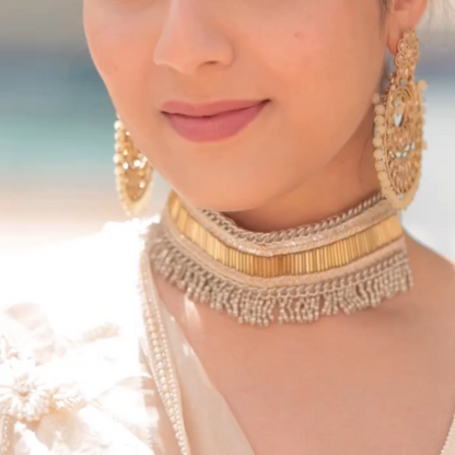 Dabka Choker Necklace