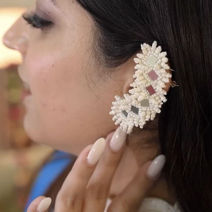 Mirror Pearl Ear cuff