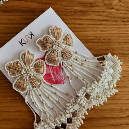 Priyan Statement Danglers Earrings