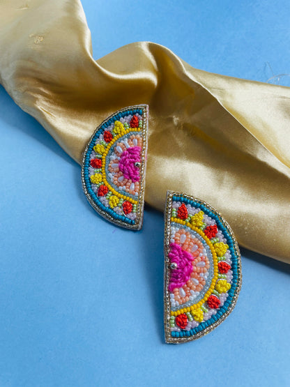 Half Moon Handcrafted Earrings