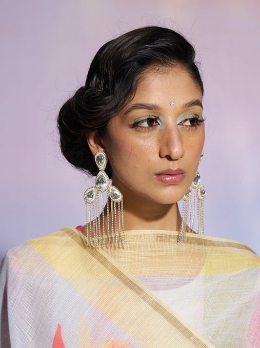 Aks silver Earrings