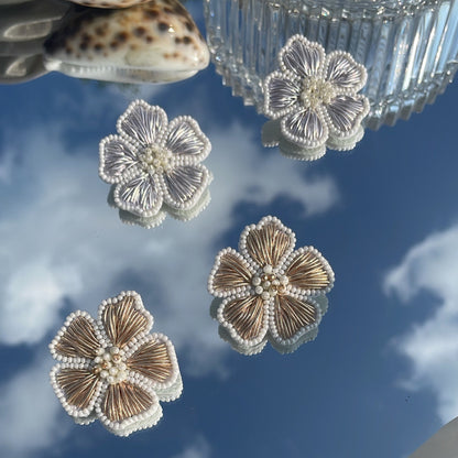 Golden Flower Big studs