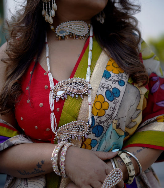 Ambi mughal long Necklace