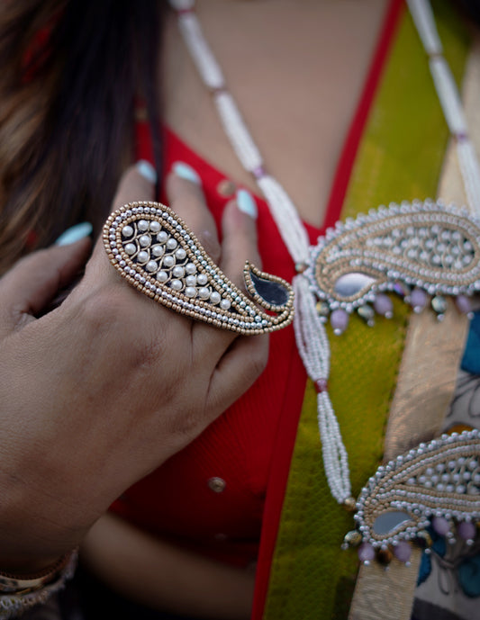 Ambi Mirror cocktail Ring