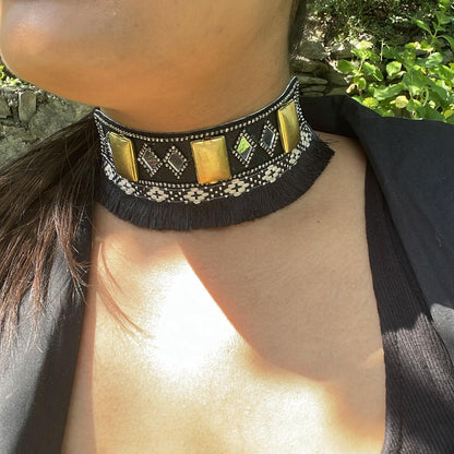 Riqra Boho Choker Necklace